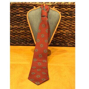 Tie * Polo Ralph Lauren * Silk * USA * Burgundy & Olive * [56" x 3-1/2"]